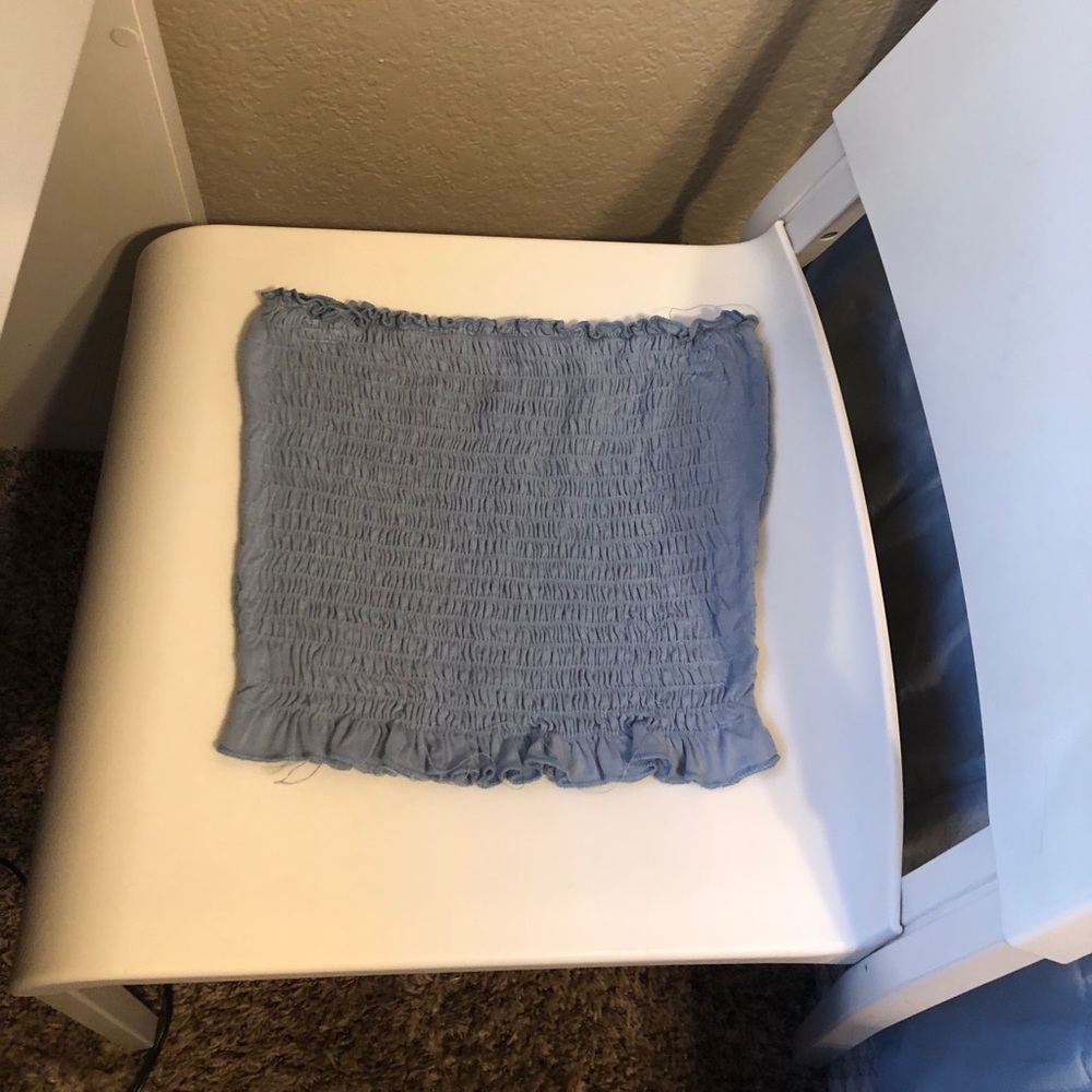 Light blue tube top